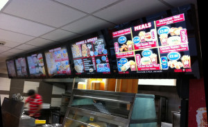 digital menu boards